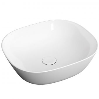 VitrA Plural Square Low Countertop Bowl in White