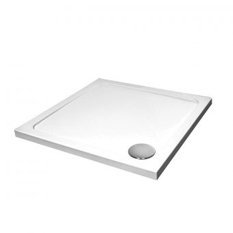 April 45mm Square Stone Resin Shower Tray - 760 x 760mm