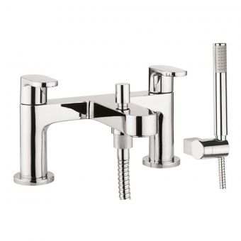Crosswater Style Bath Shower Mixer with Shower Kit in Chrome - MBST422D