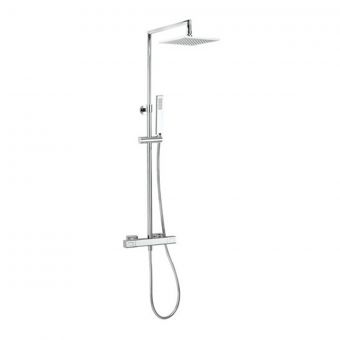 Crosswater Atoll Multifunction Thermostatic Shower Kit in Chrome - SQ600WC