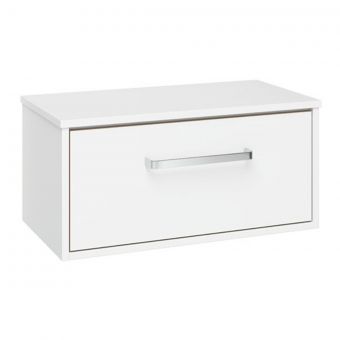 Crosswater Arena 700 Console Unit with Worktop in Pure White Gloss