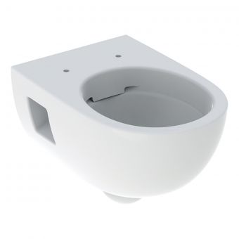 Geberit Selnova Wall Hung Semi-Shrouded Rimfree WC in White - 501545017