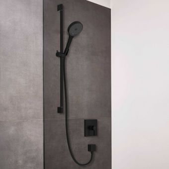 Hansgrohe Finoris Concealed Single Lever Shower Mixer in Matt Black - 76615670