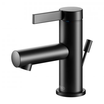 Keuco IXMO Pure Single Lever Basin Mixer 60 with Pop-Up Waste in Matt Black - 59504371000