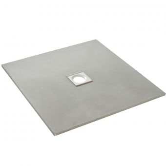 Origins 1000 x 1000 x 20mm Wetroom Base with Centre Drain