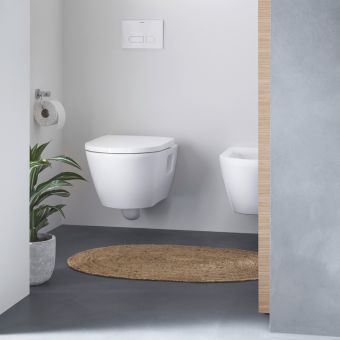 Duravit D-Neo Compact Rimless Wall Hung Toilet 2587090000