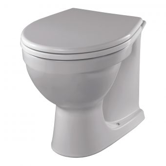 Twyford Alcona Back-To-Wall WC Pan With Horizontal Outlet - AR1438WH