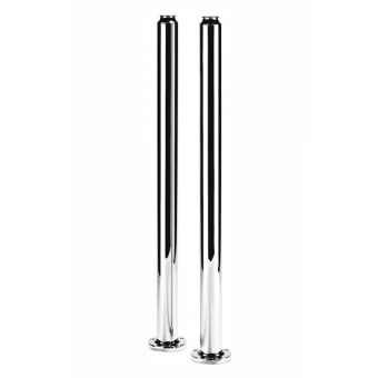 Samuel Heath Freestanding Pipe Shrouds for Bah/Shower Mixers - Polished Nickel