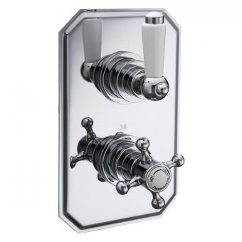 Origins Canasi 1 Outlet Thermostatic Concealed Shower Valve - Chrome
