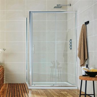 UK Bathrooms Essentials Sliding Door - 1000mm