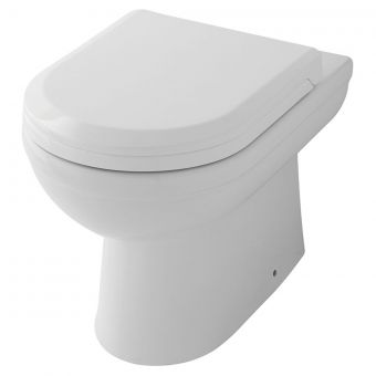 UK Bathrooms Essentials Pecos Back To Wall Toilet