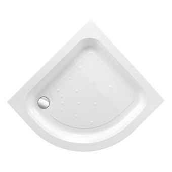 Just Trays Ultracast Anti Slip Quadrant Shower Tray 800 x 800mm - White