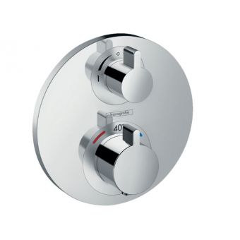 Hansgrohe Ecostat S Concealed Shower Valve Silver 15758000