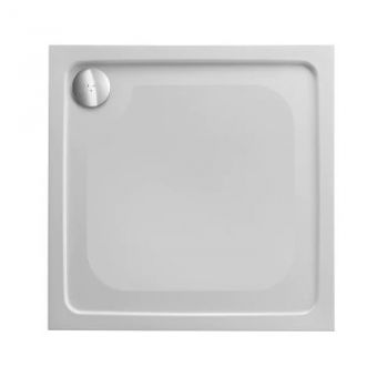 JT Fusion Low Profile Square Shower Tray White 760mm 760mm F760100