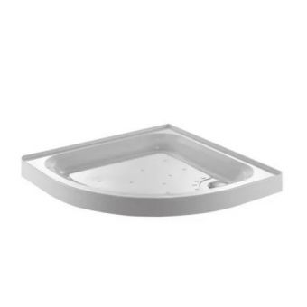 Just Trays Ultracast Quadrant Shower Tray White 800mm 800mm AS80Q100
