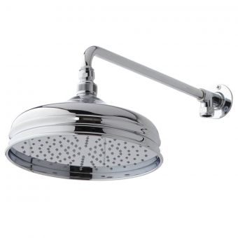 Imperial Dart 220mm Shower Head and Arm - Chrome