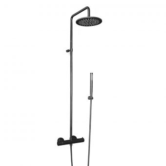 Tissino Parina Shower Column in Matt Black - TPR-508-MN