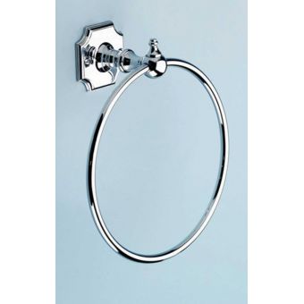 Silverdale Victorian Towel Ring in Chrome
