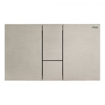 Viega Visign for Style 24 WC Flush Plate for Prevista in Brushed Stainless Steel - 773298