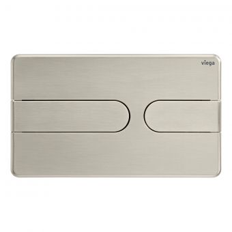 Viega Visign for Style 23 WC Flush Plate for Prevista in Brushed Stainless Steel - 773168
