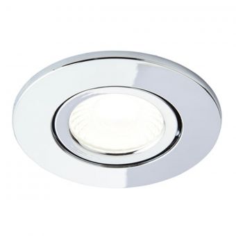 Forum Lighting Adjustable Fire Rated LED Downlight 5W 4000K IP65 3PK in Chrome