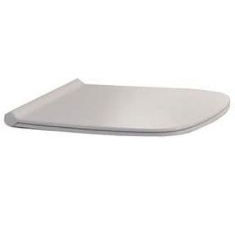 Crosswater Infinity Soft Close Toilet Seat in White for use with Crosswater Infinity WC