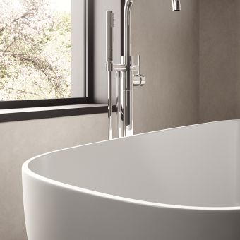 Hudson Reed Bella Freestanding Bath in White - NBB003