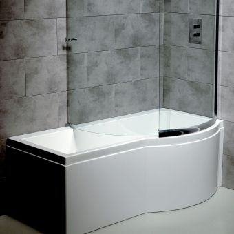 Carron Urban 1500 x 750 Carronite Left Hand Shower Bath