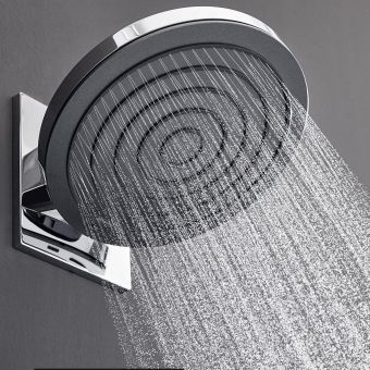 hansgrohe Pulsify S Over Head Shower 260 1 Jet EcoSmart+ in Chrome