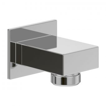 Villeroy and Boch Universal Square Wall Outlet in Chrome - TVC00045700061