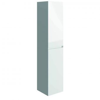 Tissino Mozzano Tall Bathroom Cupboard in Gloss White - TMZ-201-WH