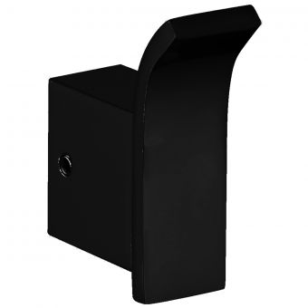 The White Space Legend Robe Hook in Black