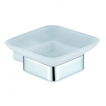The White Space Legend Soap Dish in Chrome
