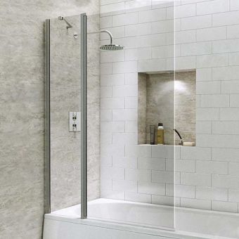 Origins Everest6 Extended Bath Screen With Square Profile - 1000mm 