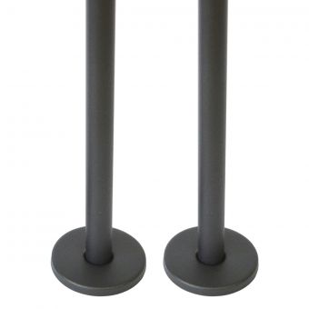Tissino Hugo2 Copper Pipes and Shrouds in Anthracite - THU-208-AN
