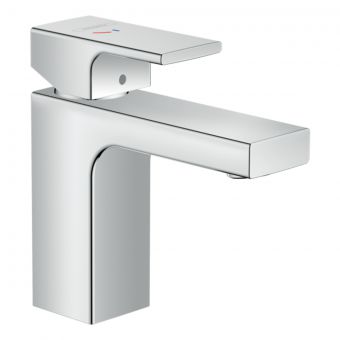 hansgrohe Vernis Shape Single Lever Basin Mixer 100 with CoolStart Waste Set in Chrome