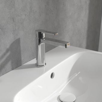 Villeroy & Boch Architectura Single-Lever Basin Mixer with Pop-Up Waste in Chrome - TVW10300400061
