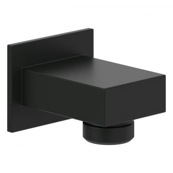 Villeroy and Boch Universal Square Wall Outlet in Matt Black - TVC000457000K5