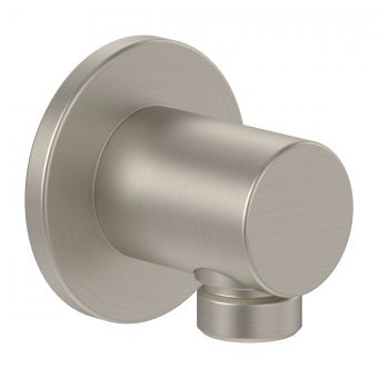 Villeroy and Boch Universal Round Wall Outlet in Brushed Nickel - TVC00045600064