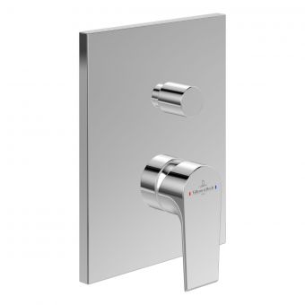 Villeroy & Boch Liberty Concealed Single-Lever Shower Mixer with Diverter in Chrome - TVS10700500061