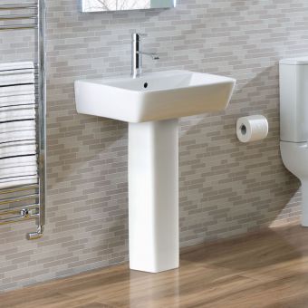 UK Bathrooms Essentials Oka 500mm Basin