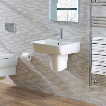 UK Bathrooms Essentials Oka 550mm Basin