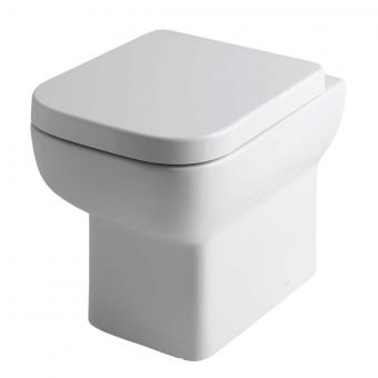 UK Bathrooms Essentials Oka Back to Wall Toilet