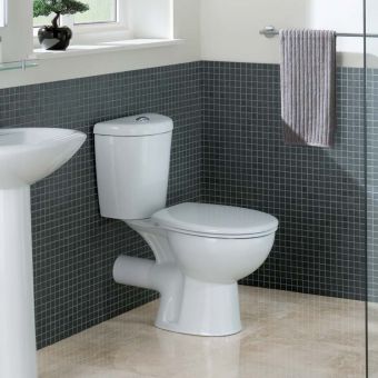 UK Bathrooms Essentials Anadyr Close Coupled Toilet