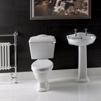 UK Bathrooms Essentials Cauca Close Coupled Toilet