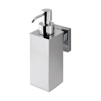 UK Bathrooms Essentials Solkan Metal Soap Dispenser in Chrome