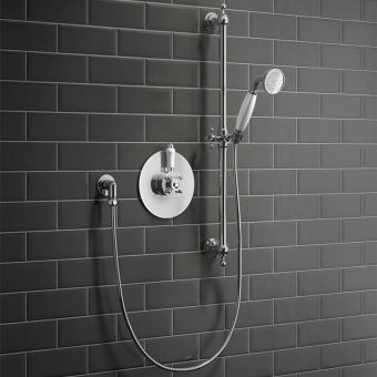 Origins Canasi Traditional Concealed Thermostatic Shower Valve - Chrome