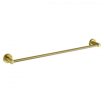 The White Space Capita Towel Rail in Brushed Brass