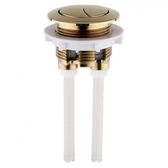 Astrala Prato Cistern Push Button in Brushed Brass