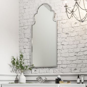 Harrogate Bathroom Mirror in Chrome